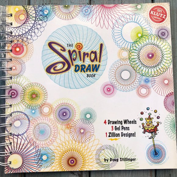 The Spiral Draw Book (Klutz) Spiral-bound - Spirograph Fun (NEW) - Picture 2 of 10